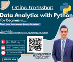 Online Workshop on Data Analysis and Machine Learning with Python